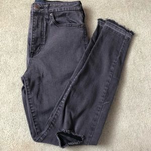 Aeropostal high waisted ripped jeans.